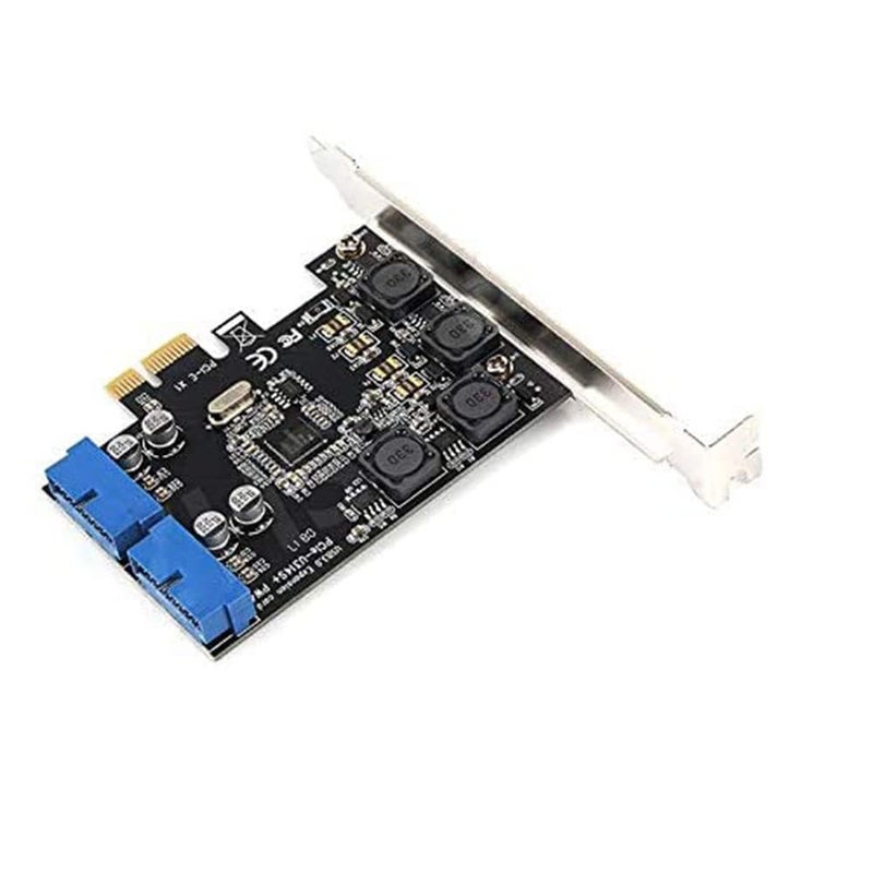 Mustpoint PCI-E X1 to 2 Ports 19 Pin USB 3.0 Header PCI Express to Dual 20 Pin USB 3.0 Card - Image 4